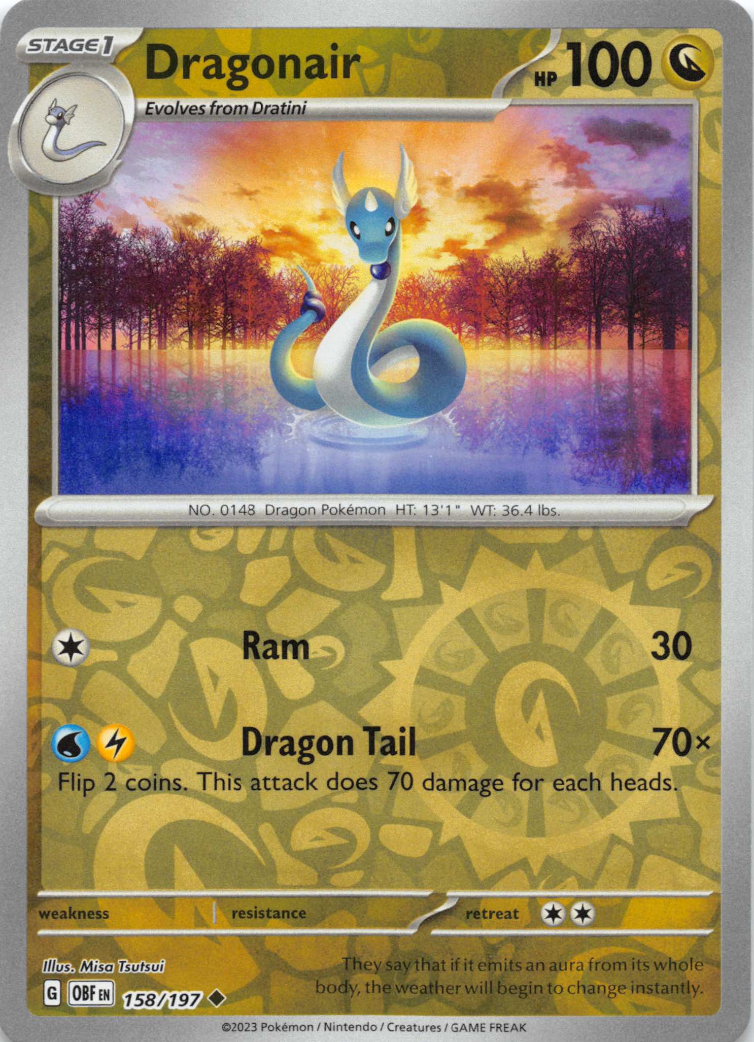 Dragonair (158/197) [Scarlet & Violet: Obsidian Flames]