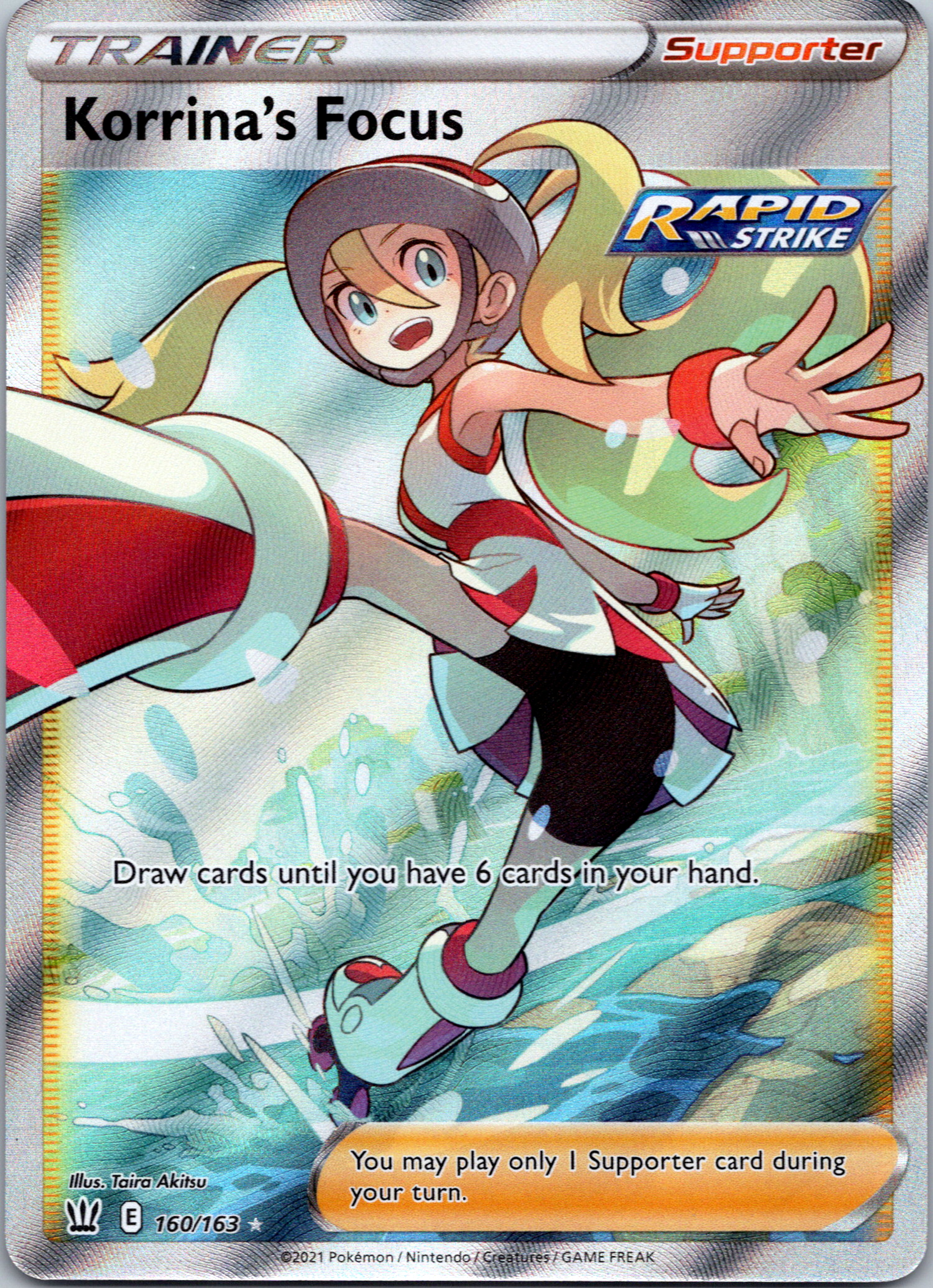 Korrina's Focus (Full Art) [160/163] [SWSH05: Battle Styles]