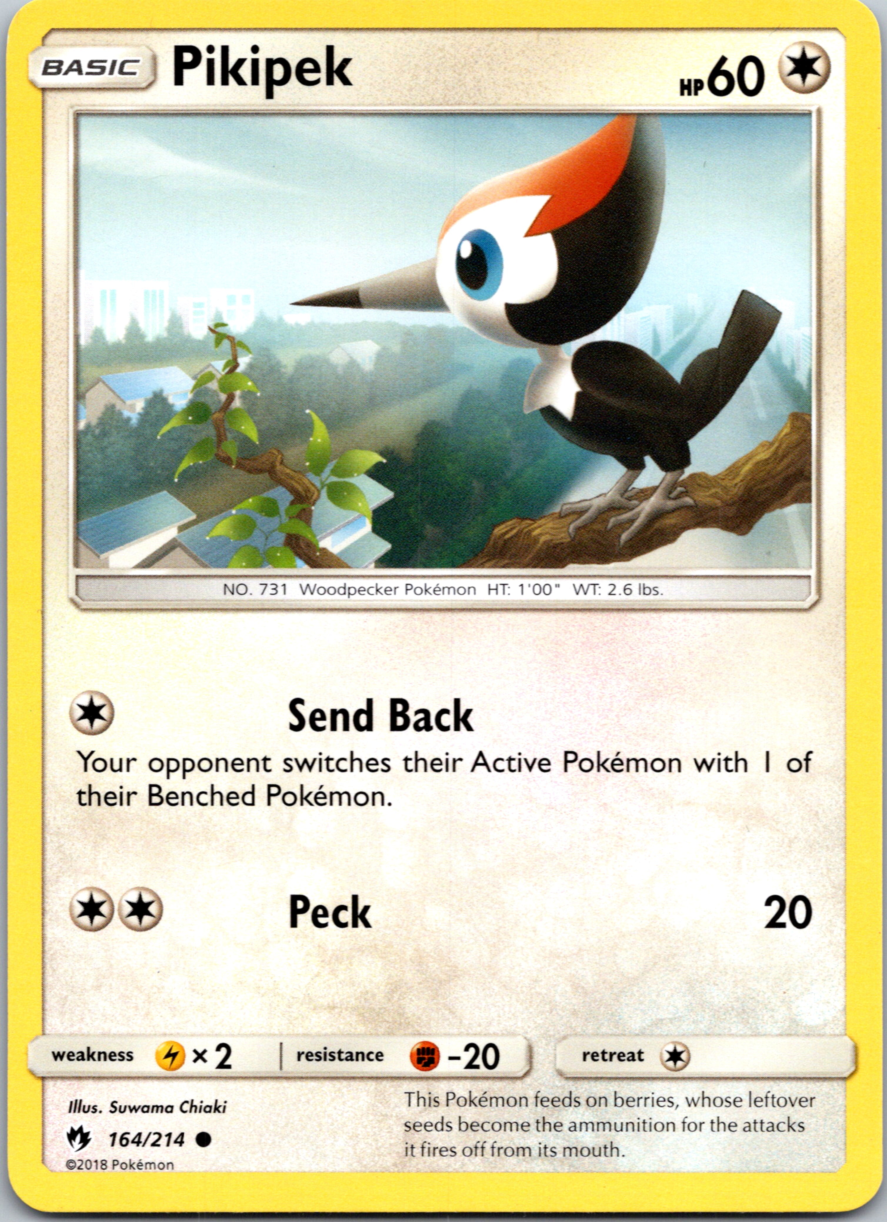 Pikipek (164/214) [Sun & Moon: Lost Thunder]