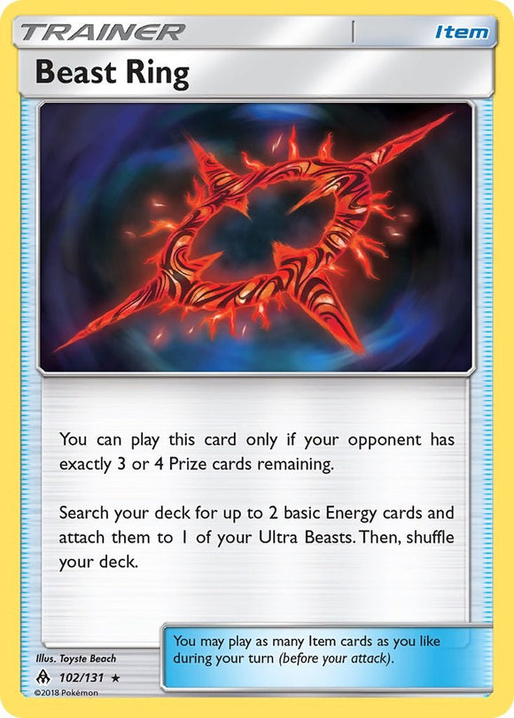 Beast Ring [102/131] [SM - Forbidden Light] Reverse Holofoil