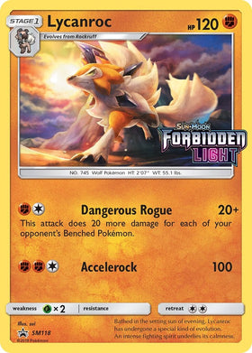 Lycanroc - SM118 (Prerelease) [SM118] [SM Promos] Holofoil
