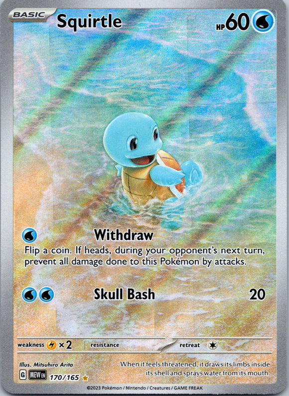 Squirtle (170/165) [Scarlet & Violet:  151] Holofoil