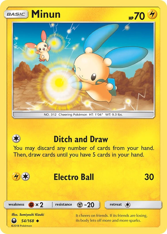 Minun [54/168] [Celestial Storm] Reverse Holofoil