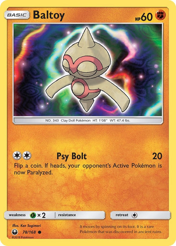 Baltoy (078/168) [Sun & Moon: Celestial Storm]