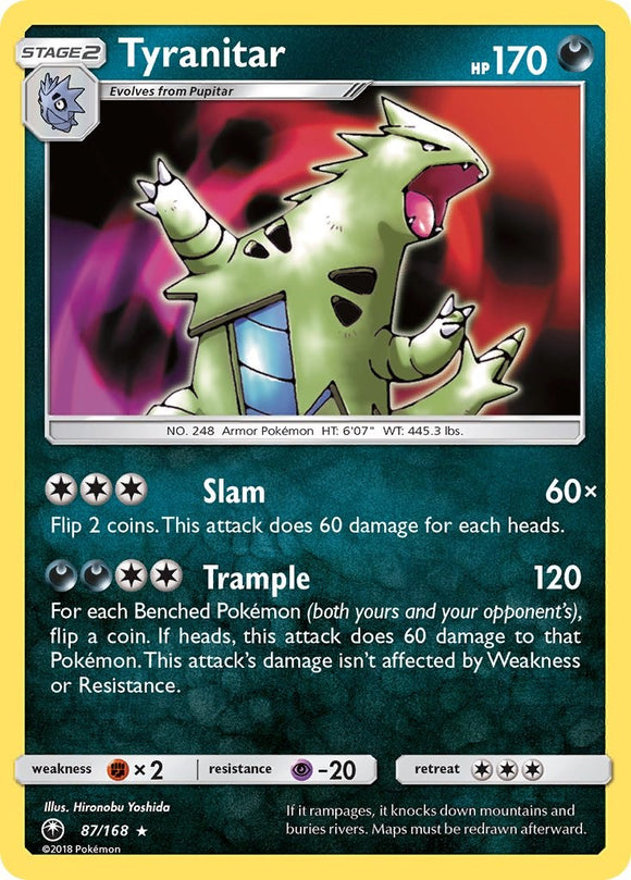 Tyranitar [87/168] [Celestial Storm] Reverse Holofoil