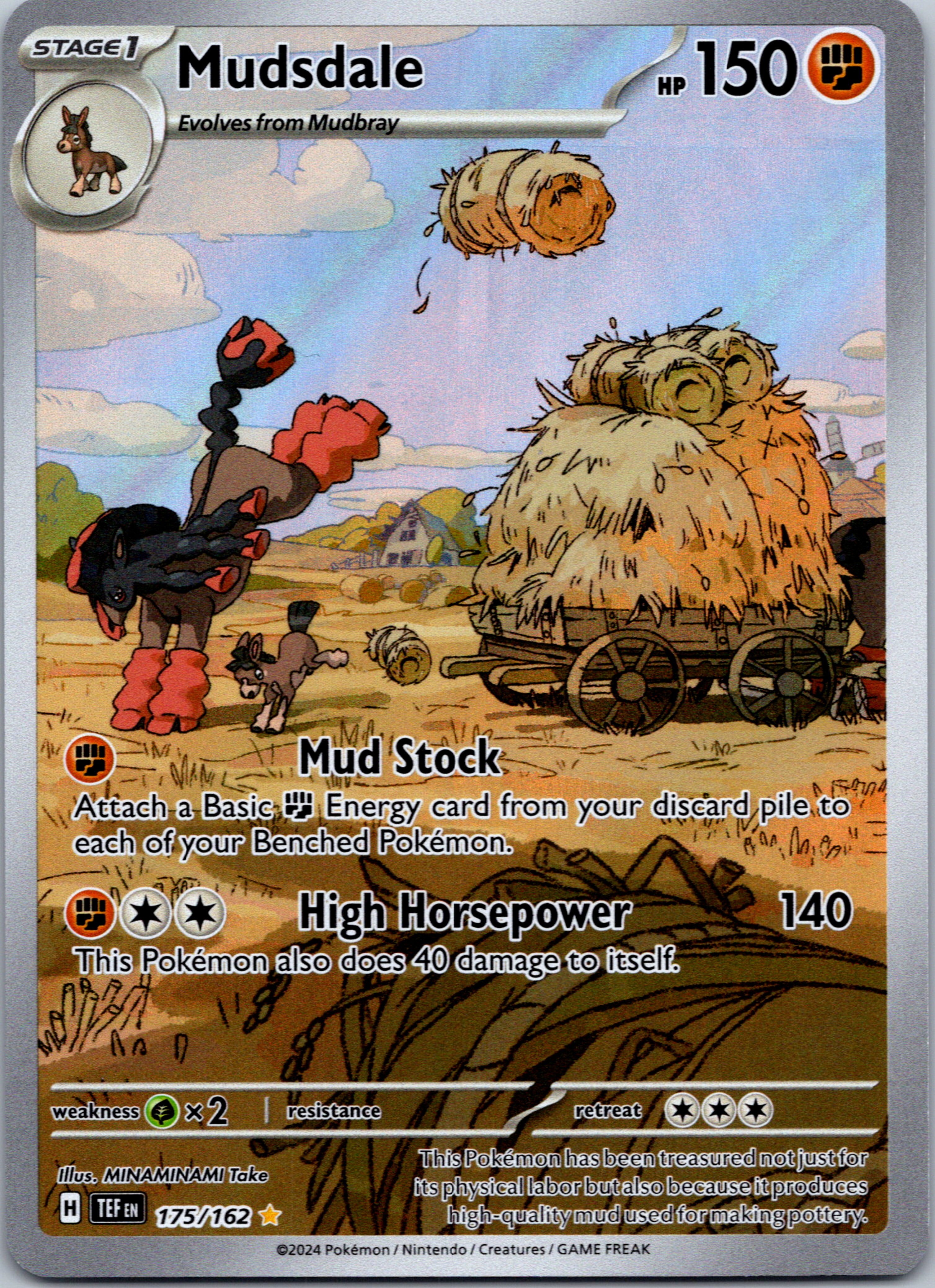 Mudsdale [175/162] - (Temporal Forces) Holofoil