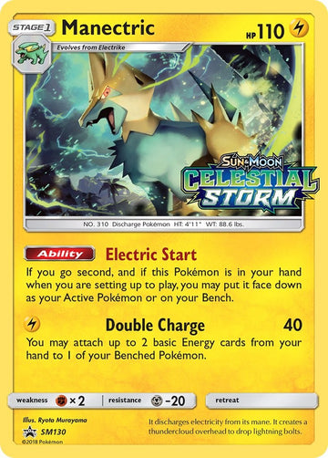 Manectric - SM130 (Prerelease) [SM130] [SM Promos] Holofoil