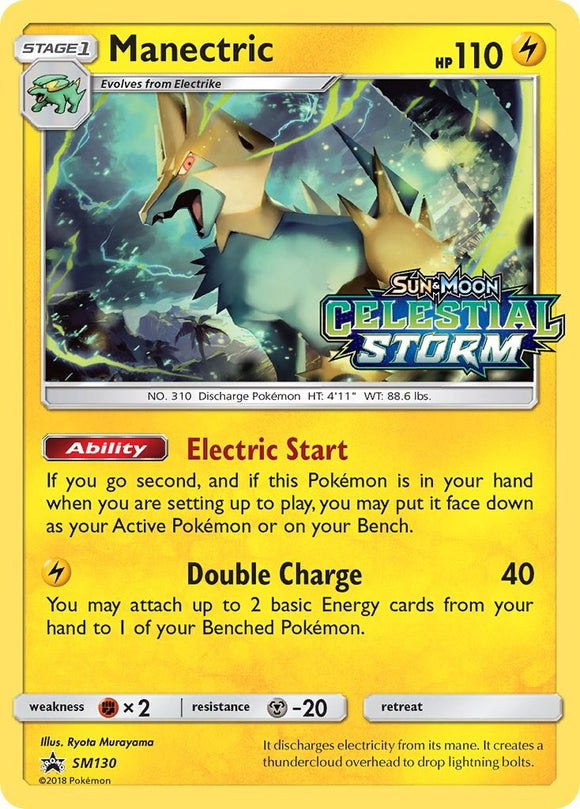 Manectric - SM130 (Prerelease) [SM130] [SM Promos] Holofoil