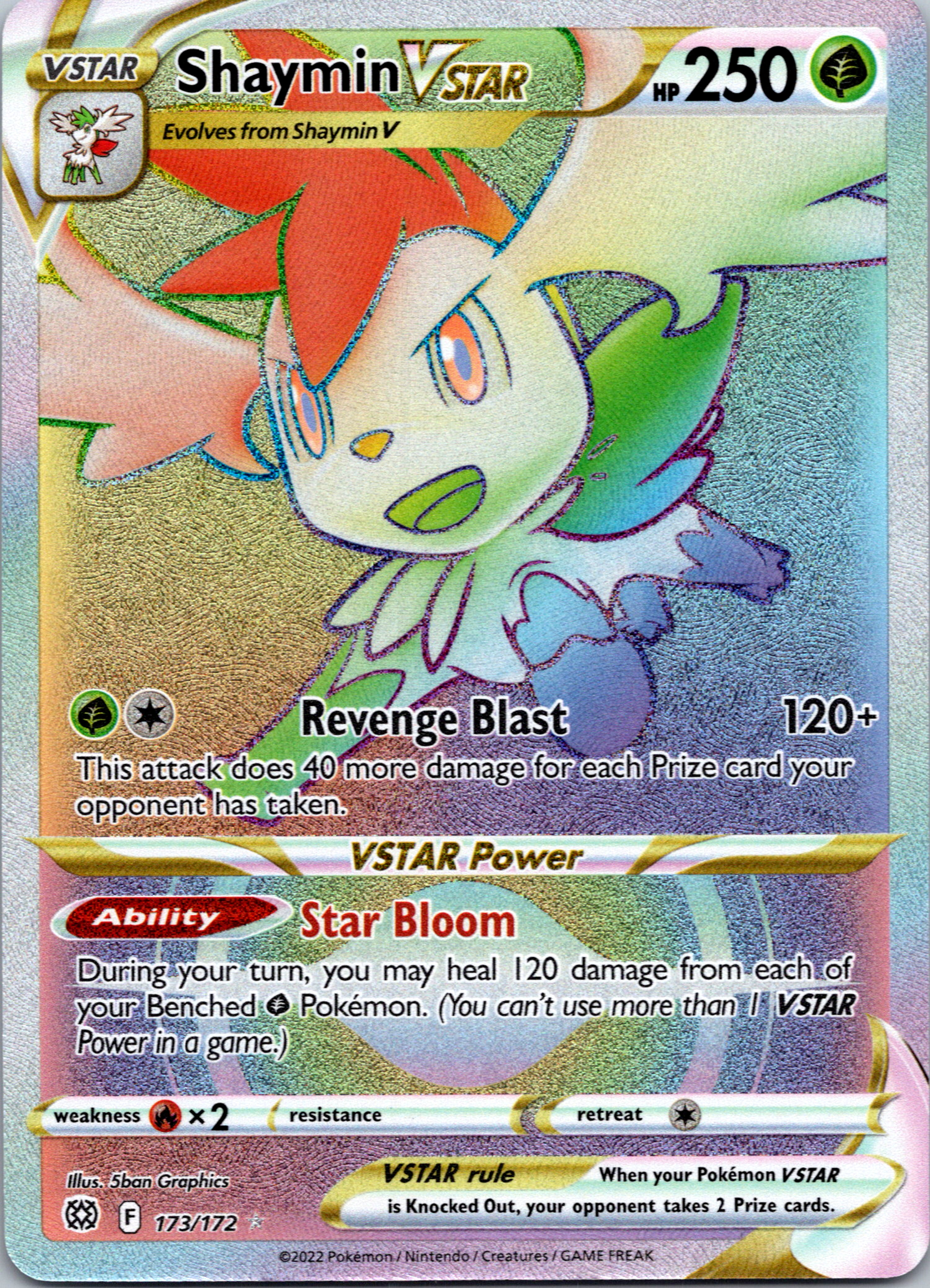 Shaymin VSTAR (173/172) [Sword & Shield: Brilliant Stars]