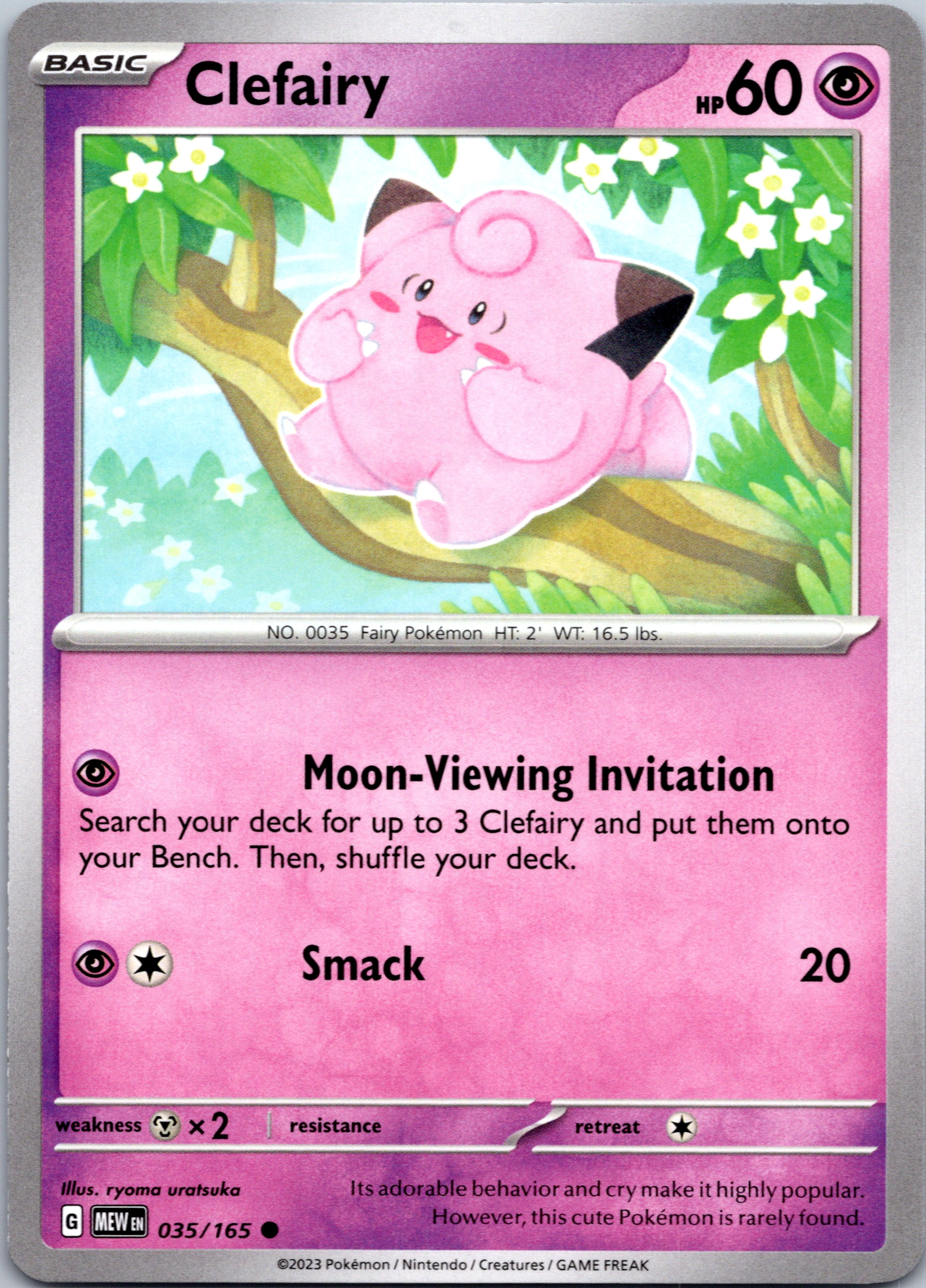 Clefairy (035/165) [Scarlet & Violet:  151] Reverse Holofoil