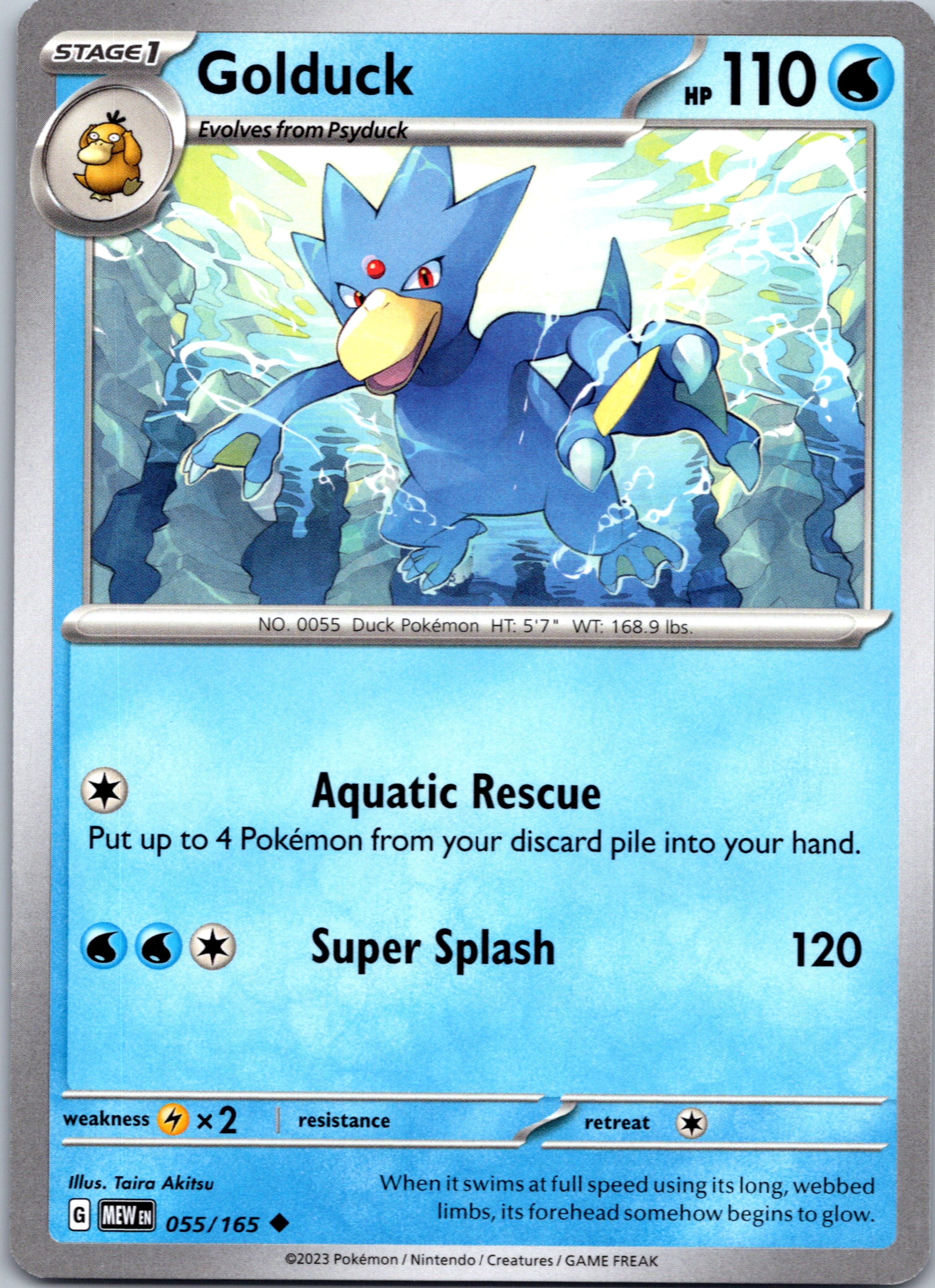 Golduck (055/165) [Scarlet & Violet:  151]