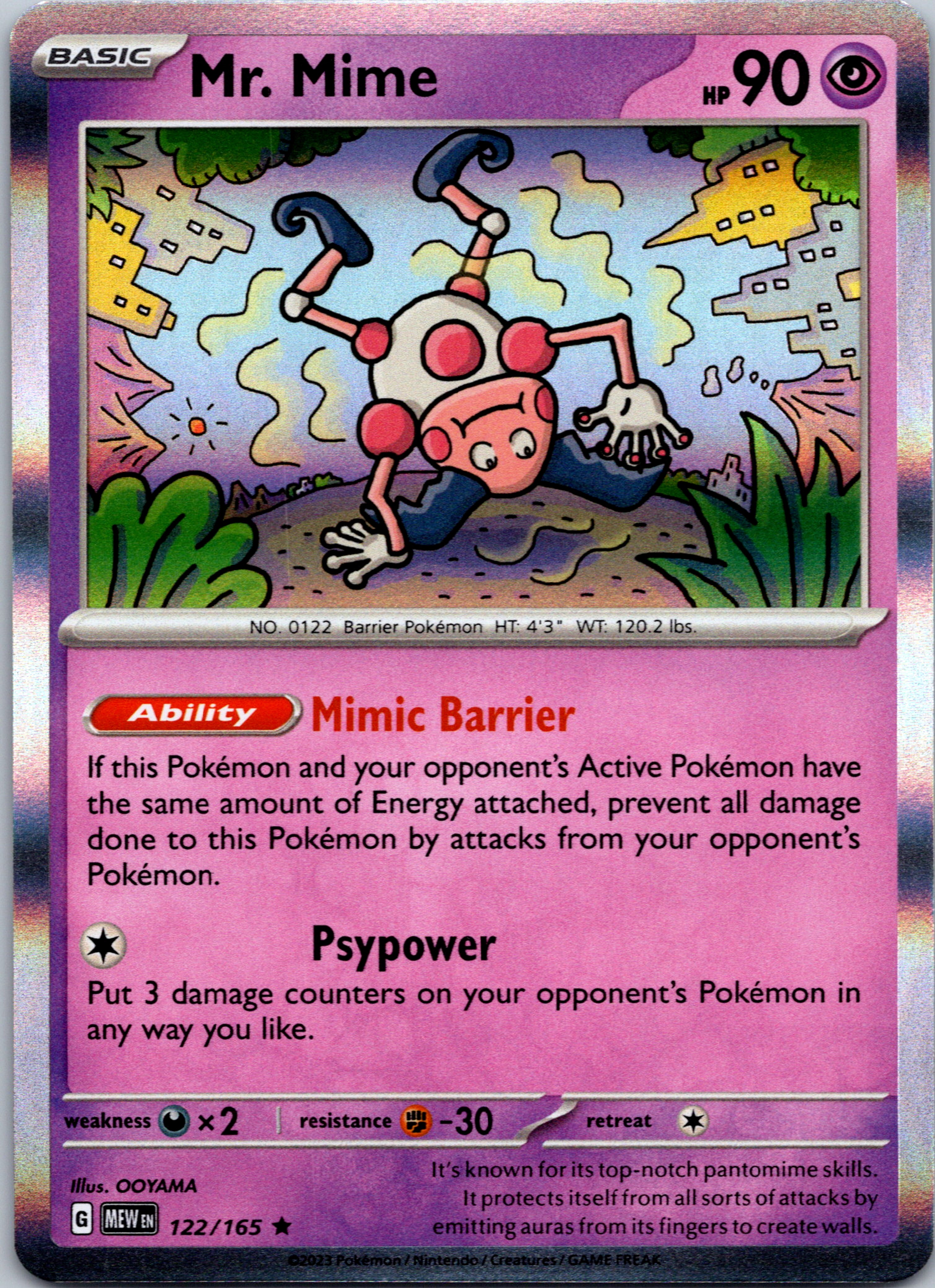 Mr. Mime (122/165) [Scarlet & Violet:  151] Holofoil