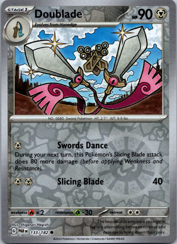 Doublade (133/182) - [Scarlet & Violet: Paradox Rift] Reverse Holofoil