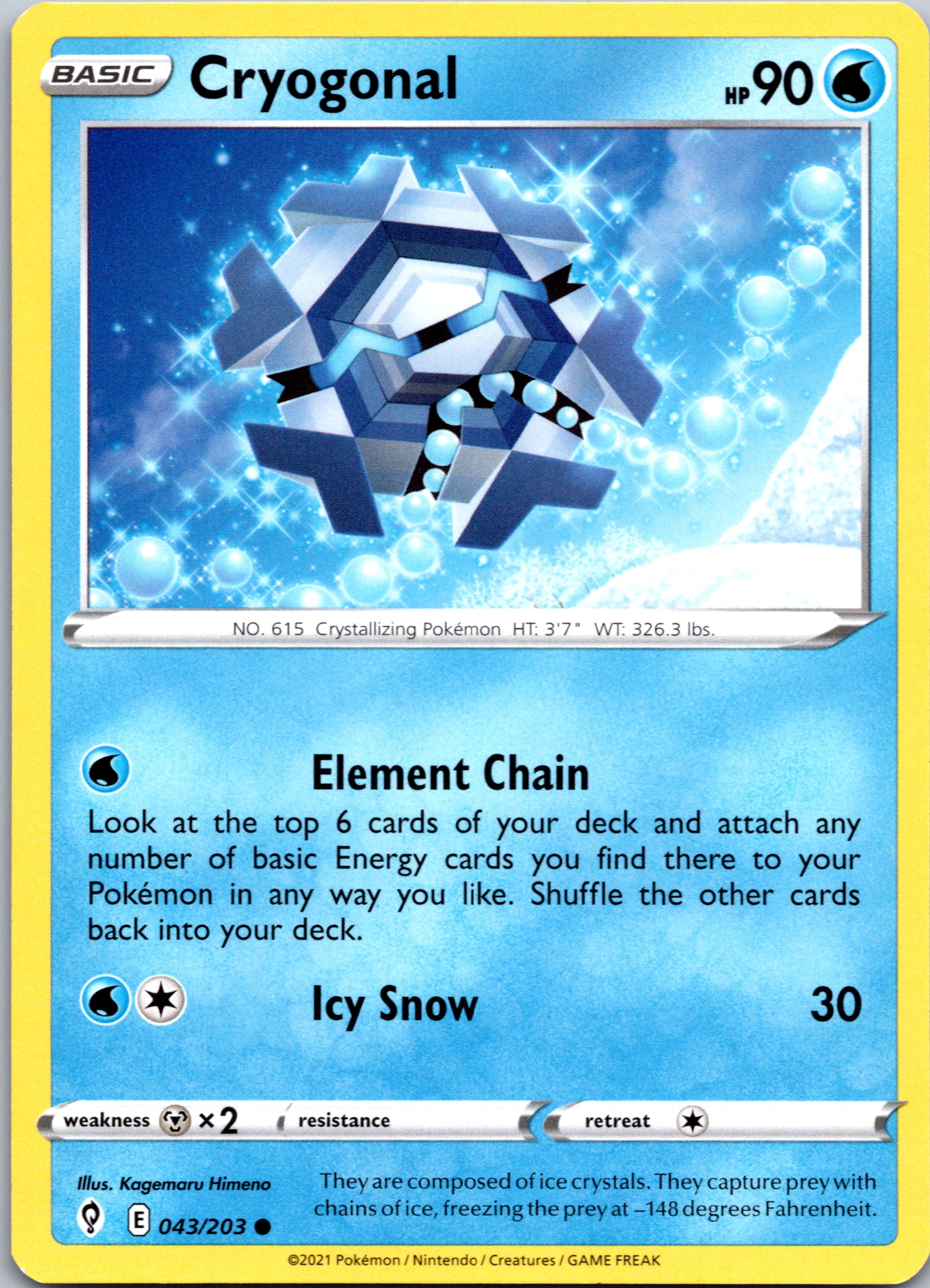 Cryogonal (043/203) [Sword & Shield: Evolving Skies]