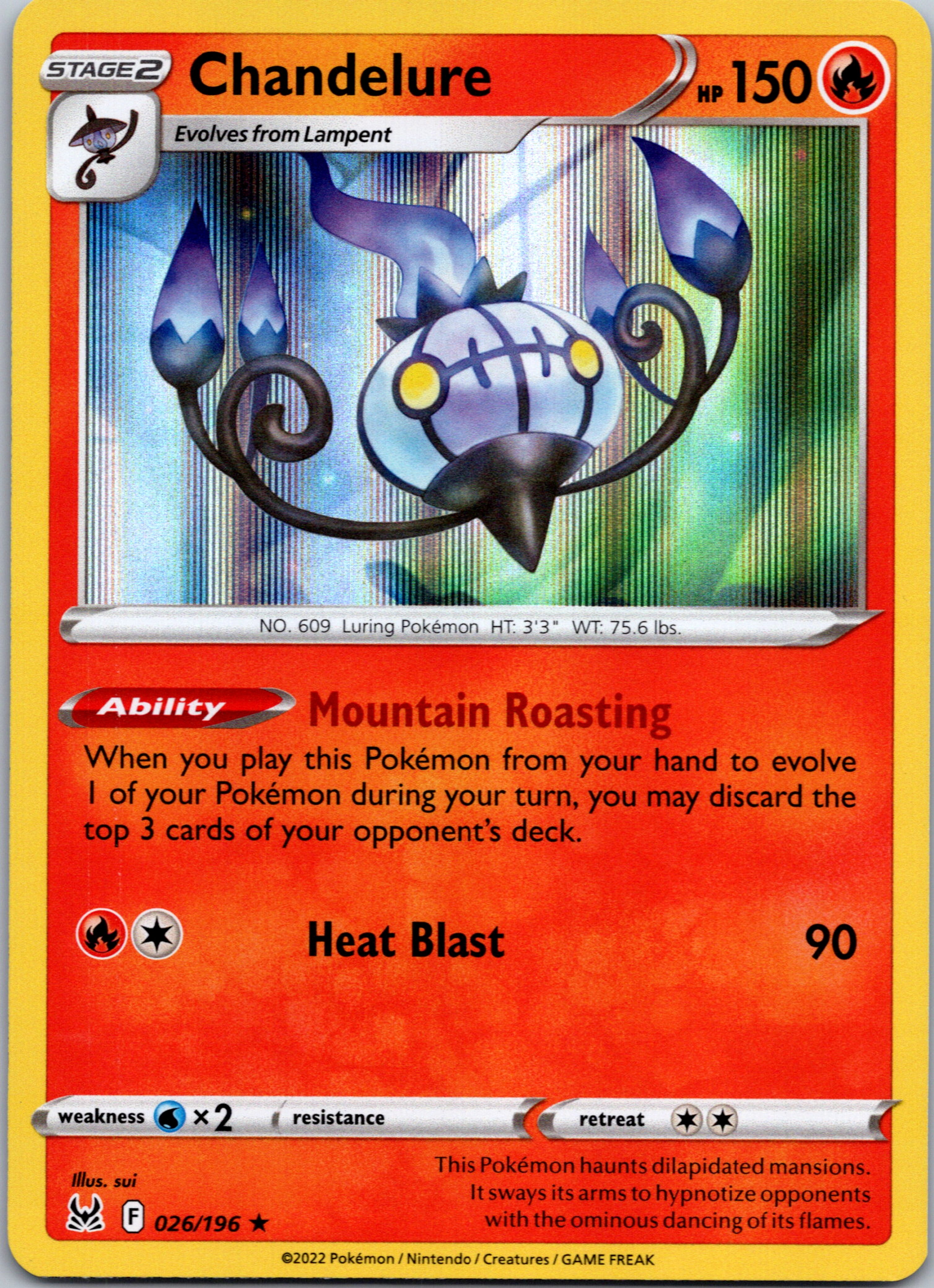 Chandelure (026/196) [Sword & Shield: Lost Origin]