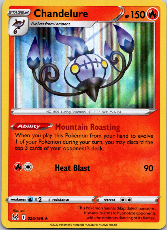 Chandelure (026/196) [Sword & Shield: Lost Origin]
