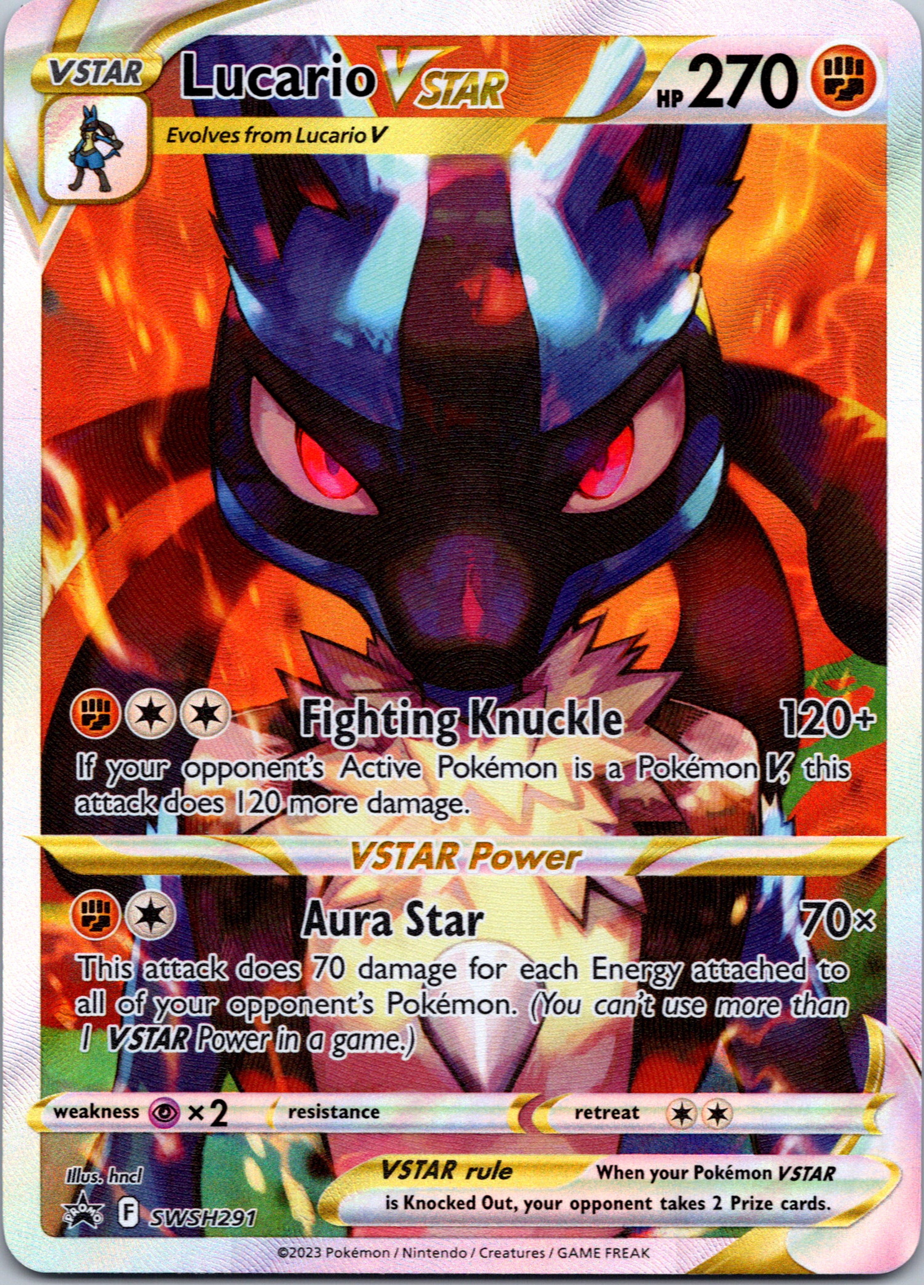 Lucario VSTAR (SWSH291) [Sword & Shield: Black Star Promos]