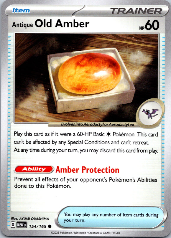 Antique Old Amber (154/165) [Scarlet & Violet:  151]