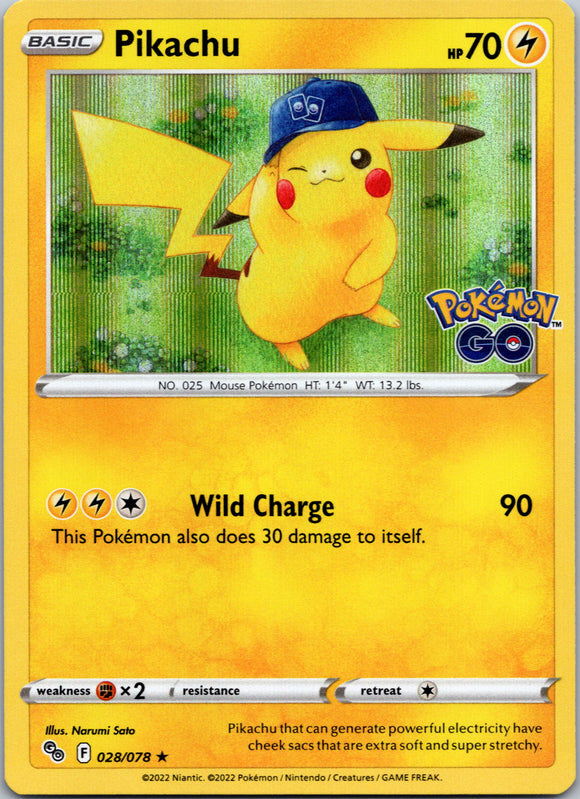Pikachu (028/078) [Pokémon  GO]
