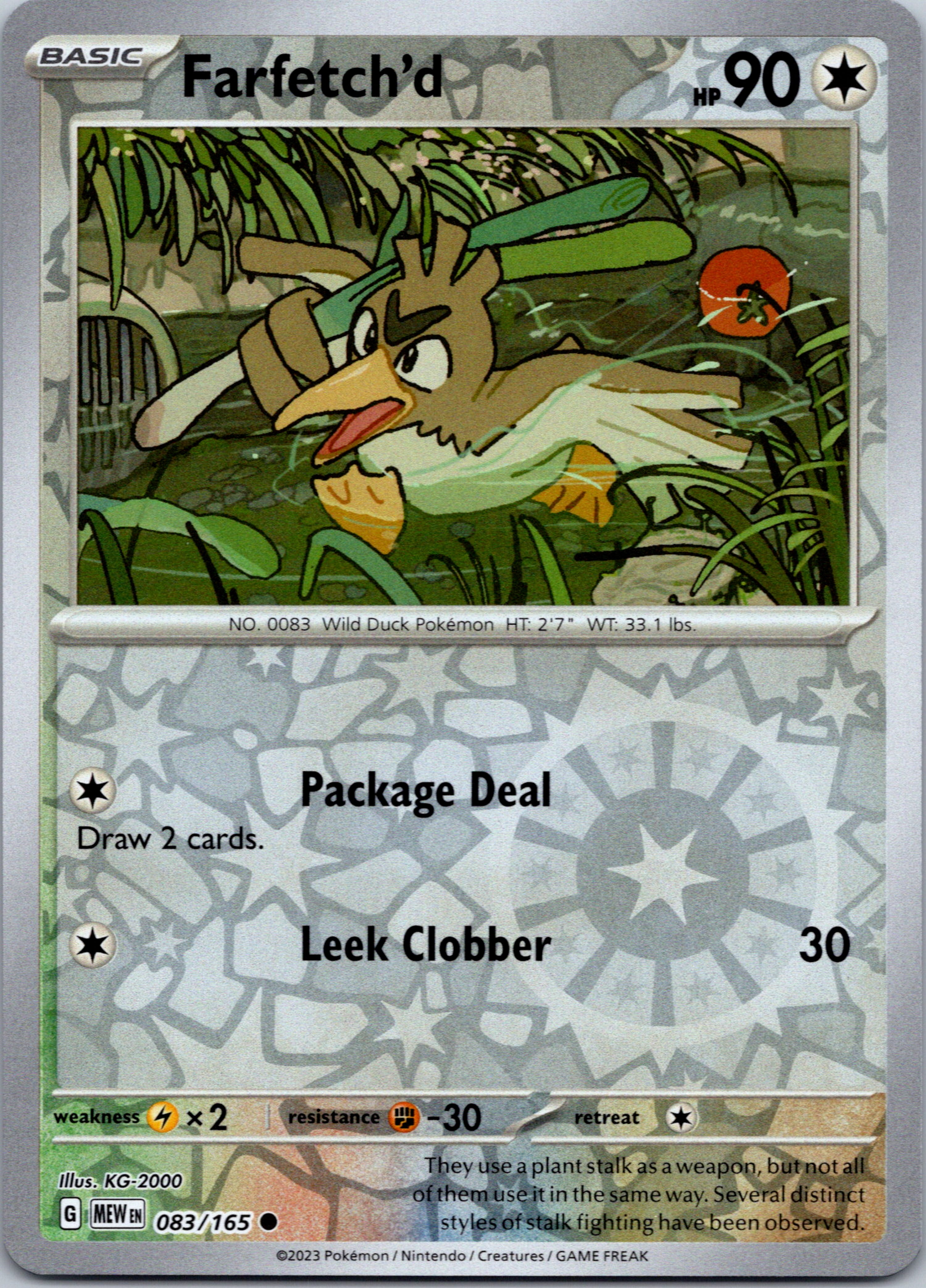 Farfetch'd (083/165) [Scarlet & Violet:  151] Reverse Holofoil