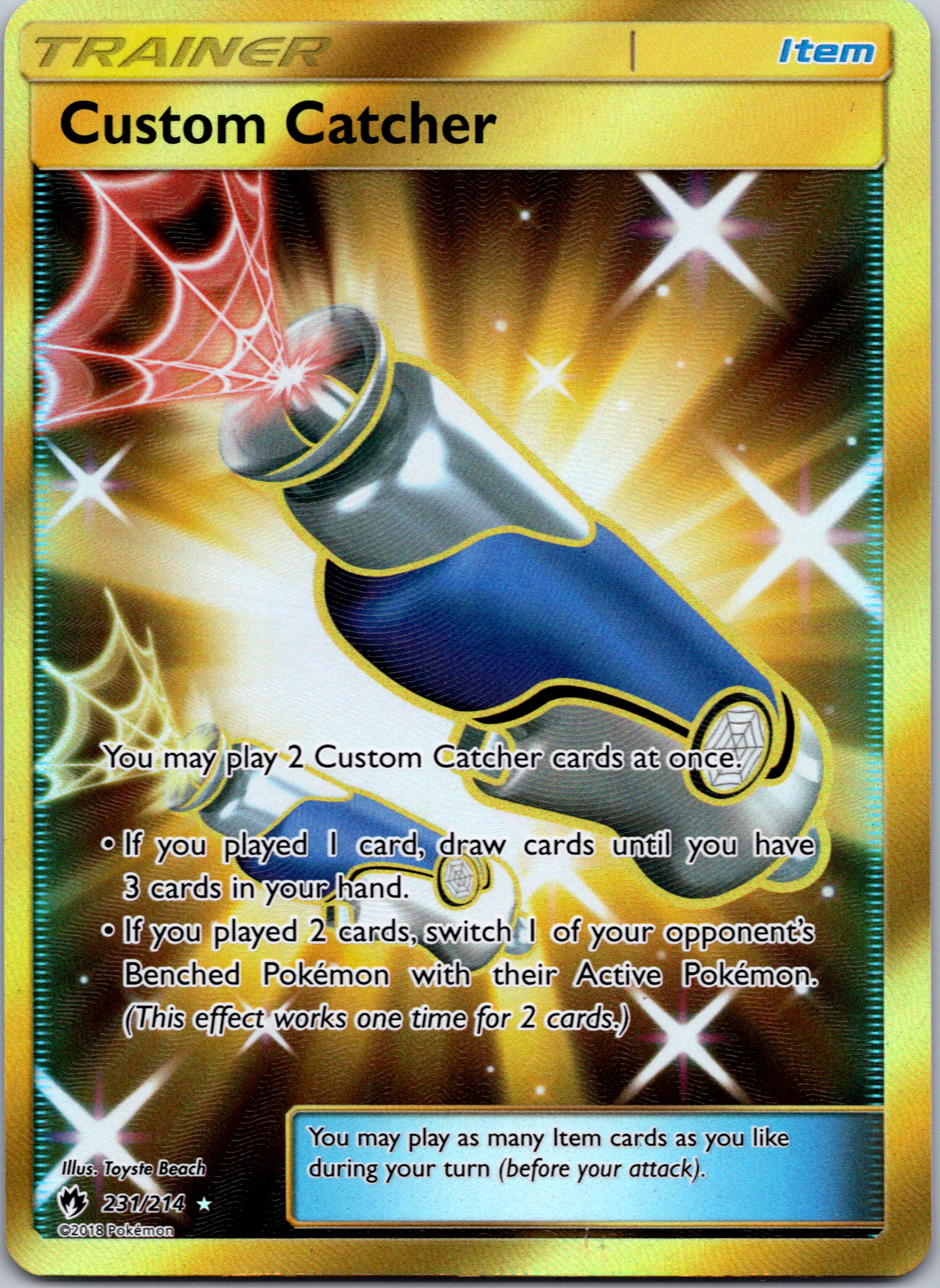 Custom Catcher (231/214) [Sun & Moon: Lost Thunder]