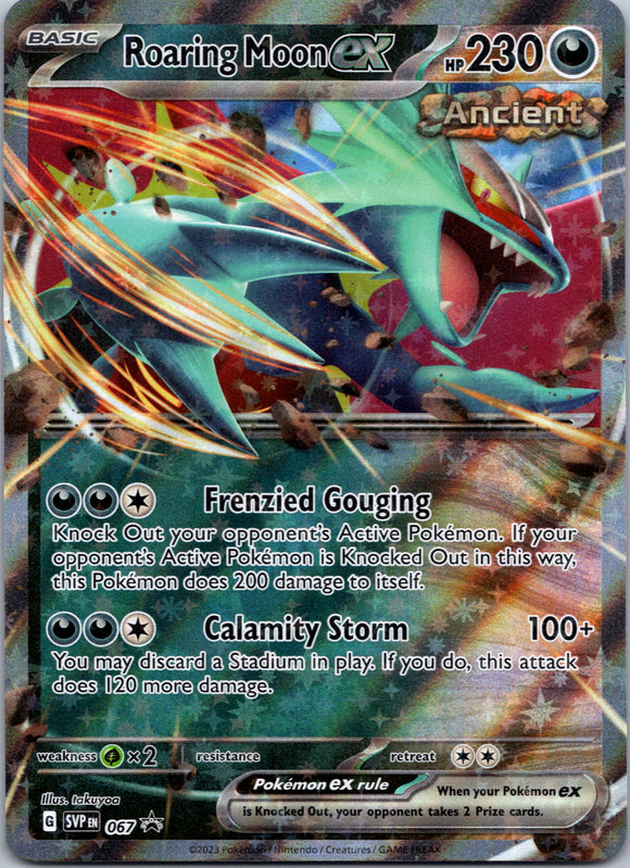 Roaring Moon ex [67] - (SV Scarlet & Violet Promo Cards) Holofoil