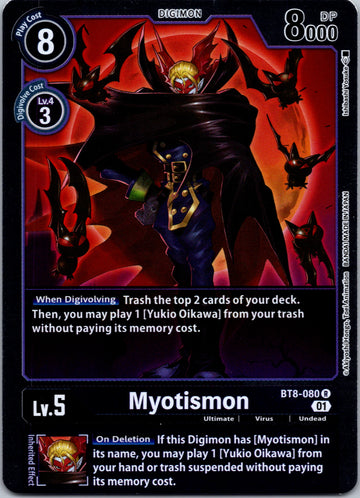 Myotismon [BT8-080] [New Awakening] Foil