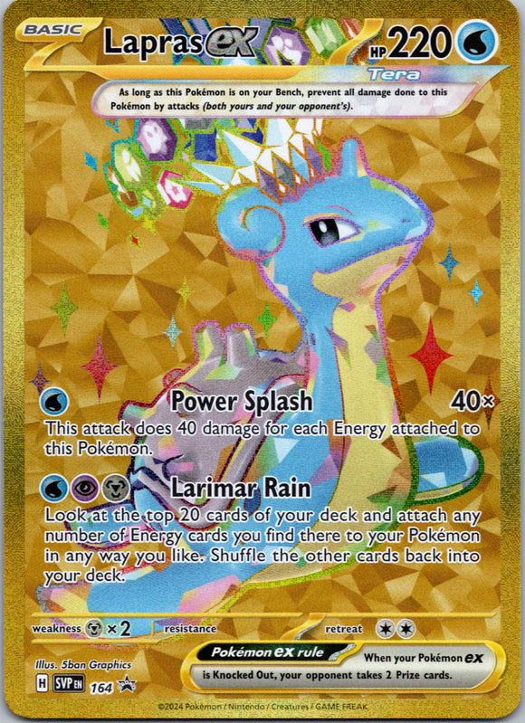 Lapras ex - [164] - (SV Scarlet & Violet Promo Cards) Holofoil