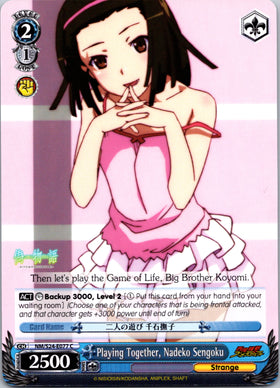 Playing Together, Nadeko Sengoku (NM/S24-E077) [NISEMONOGATARI]