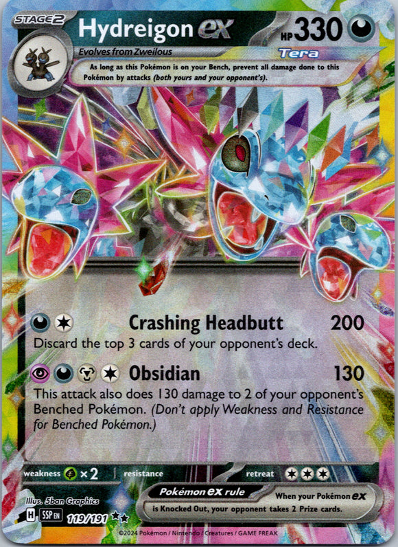 Hydreigon ex [119/191] - (Surging Sparks) Holofoil