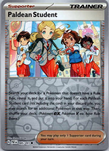 Paldean Student [085/091] - (Paldean Fates) Reverse Holofoil