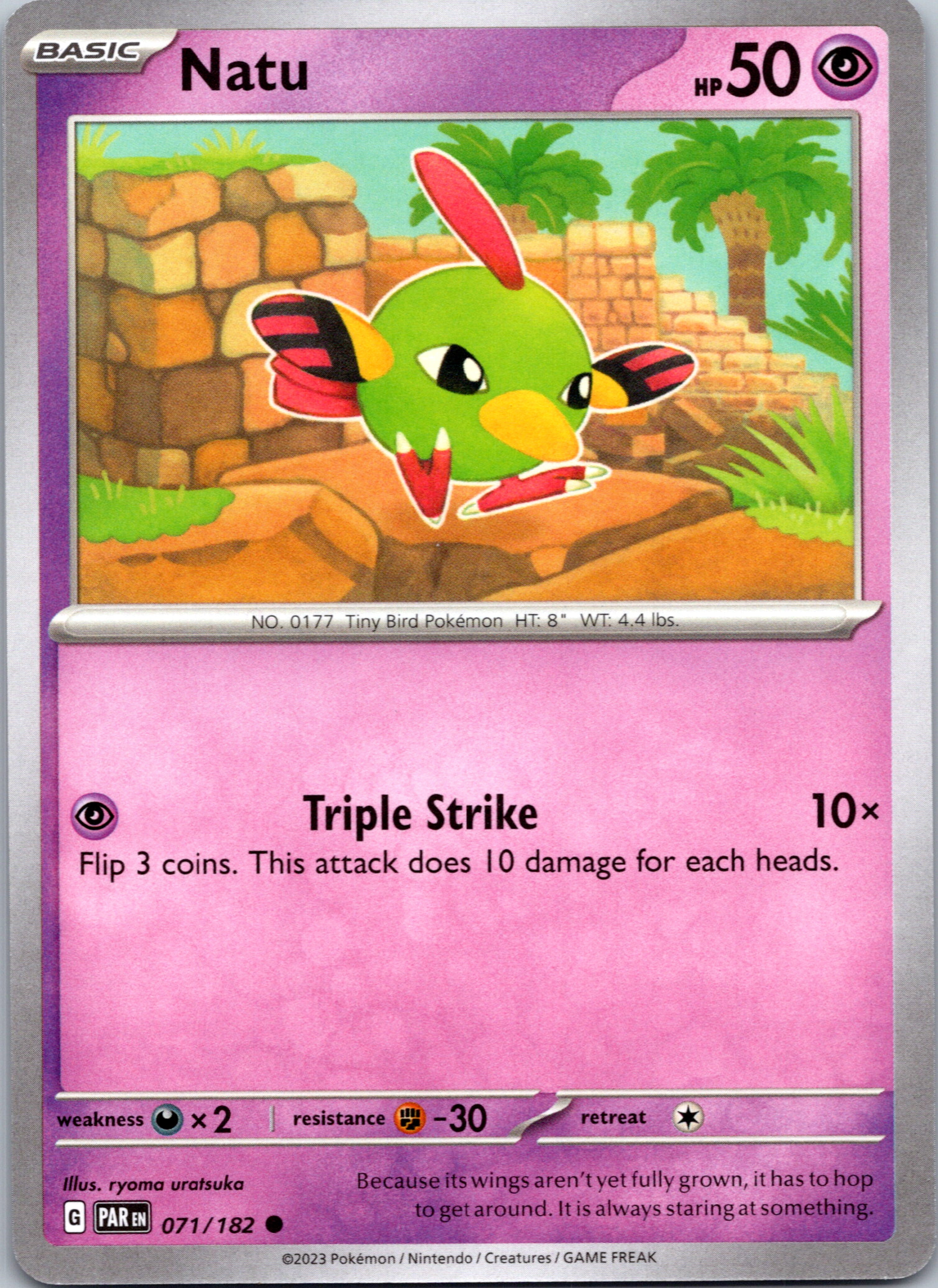 Natu (071/182) - [Scarlet & Violet: Paradox Rift]