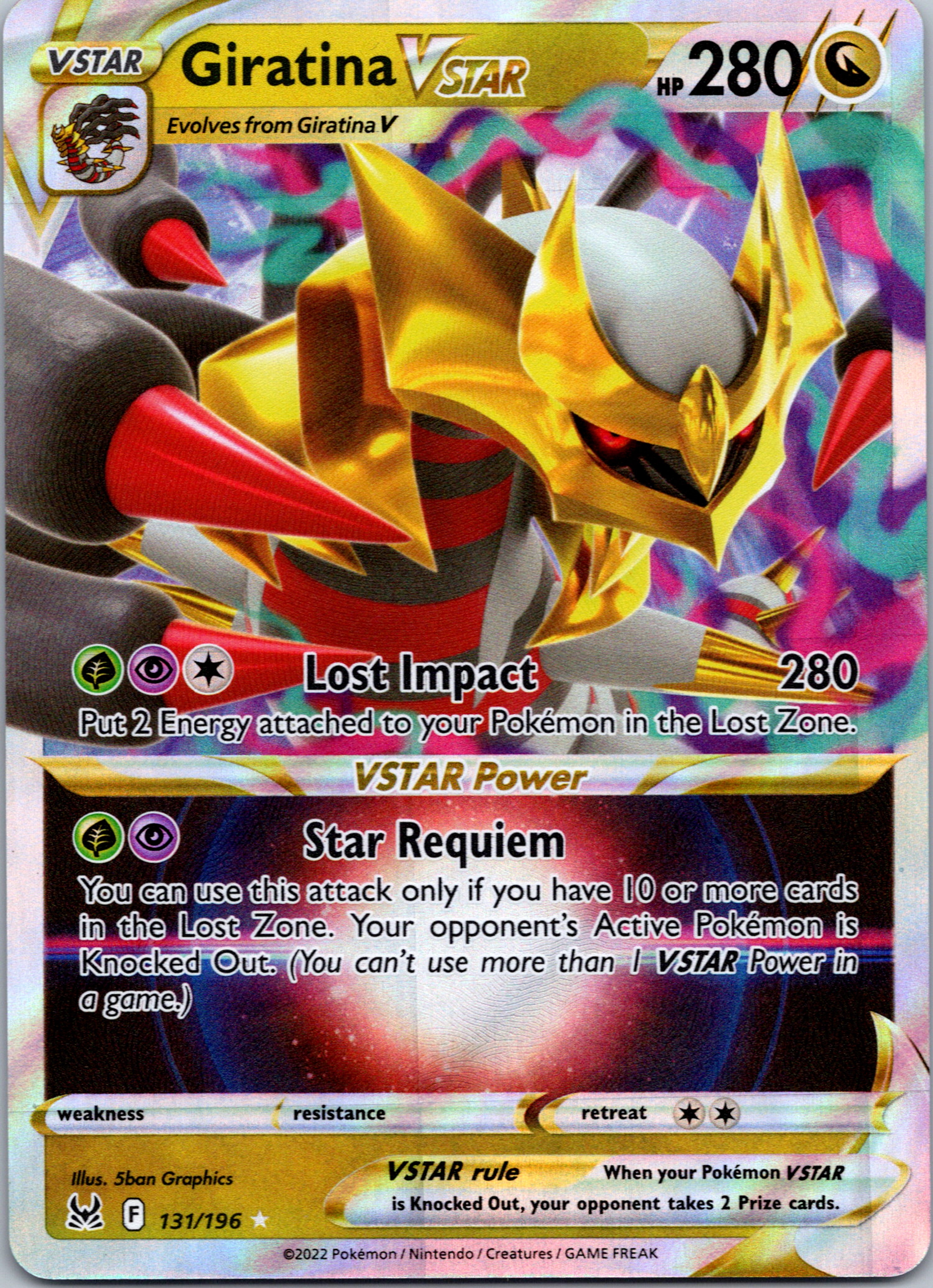 Giratina VSTAR (131/196) [Sword & Shield: Lost Origin]