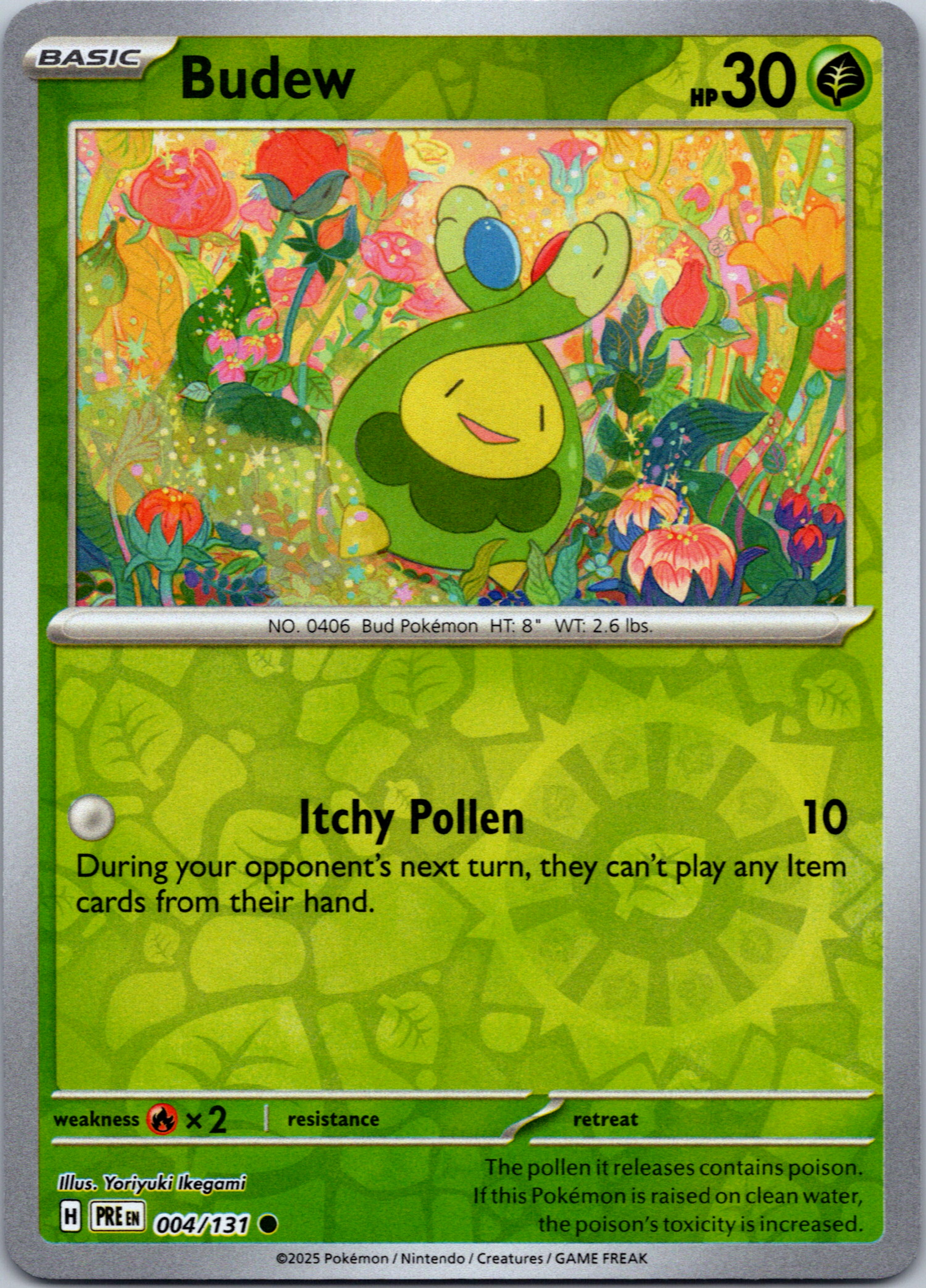 Budew - (Prismatic Evolutions) Reverse Holofoil