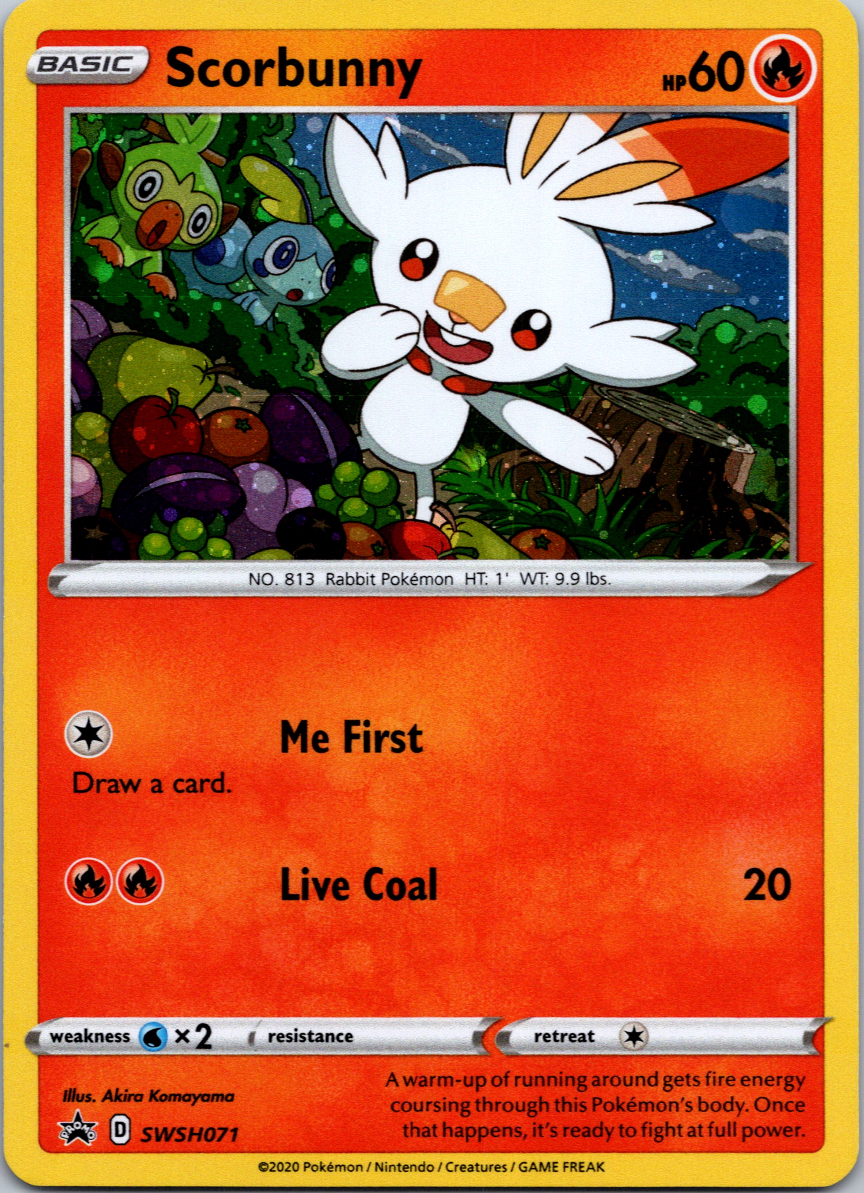 Scorbunny (SWSH071) [Sword & Shield: Black Star Promos]