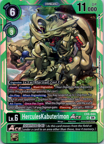 HerculesKabuterimon ACE [EX8-044-SR] [Chain of Liberation] Foil