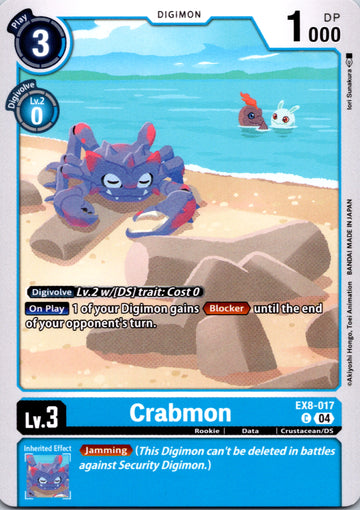 Crabmon [EX8-017-C] [Chain of Liberation] Normal