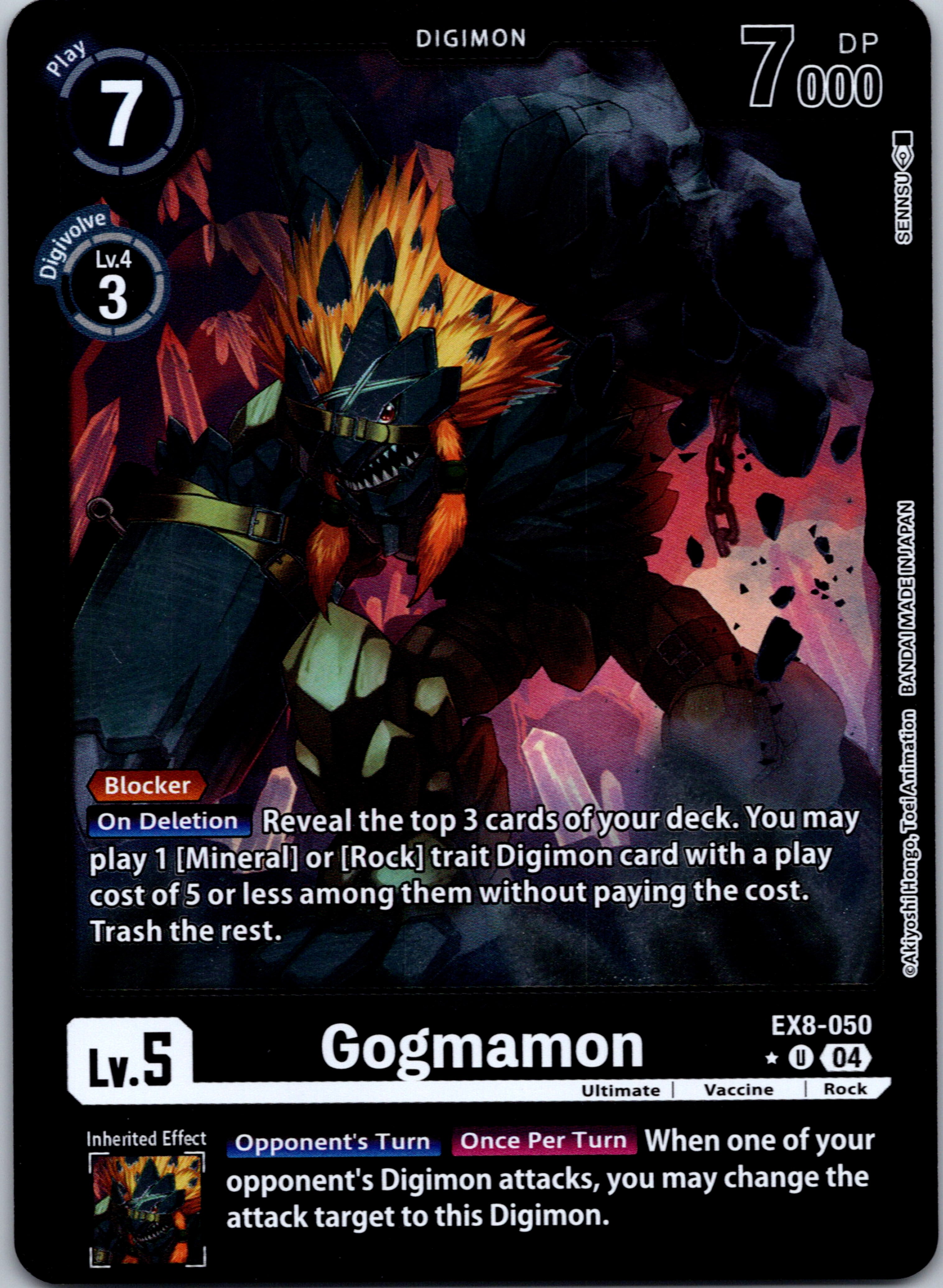 Gogmamon (Limited Foil) [EX8-050-U] [Chain of Liberation] Foil