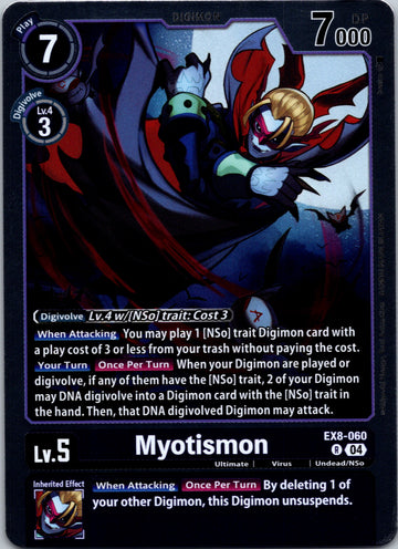 Myotismon [EX8-060-R] [Chain of Liberation] Foil