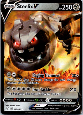 Steelix V [115/185] [SWSH04: Vivid Voltage]