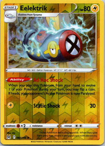 Eelektrik [060/196] [Lost Origin] Reverse Holofoil