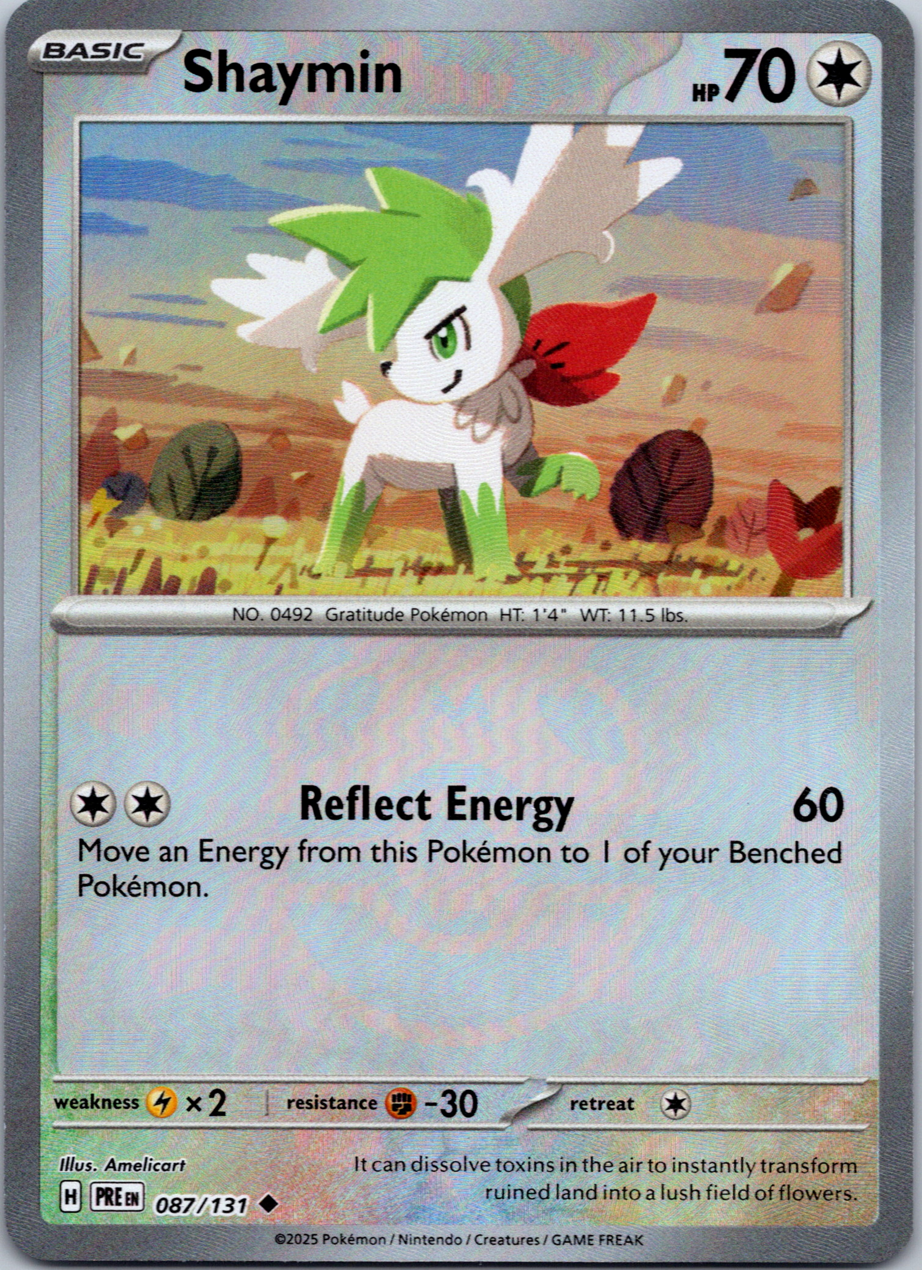 Shaymin (Master Ball Pattern) [087/131] - (Prismatic Evolutions) Holofoil