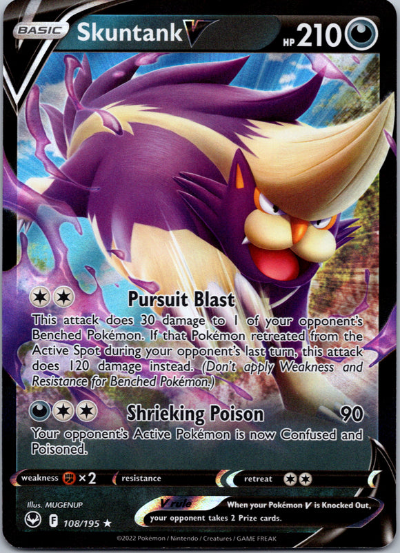 Skuntank V (108/195) [Sword & Shield: Silver Tempest]