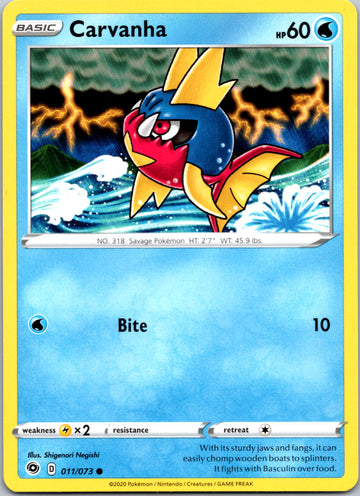 Carvanha [011/073] [Champion's Path]