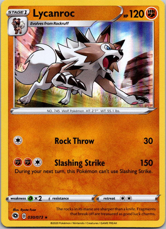 Lycanroc [030/073] [Champion's Path] Holofoil
