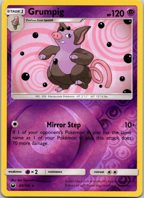 Grumpig [60/168] [Celestial Storm] Reverse Holofoil