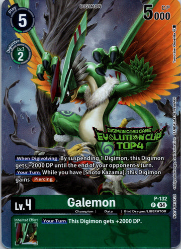 Galemon (2024 Evolution Cup Top 4) [P-132 P] [Digimon Promotion Cards] Foil