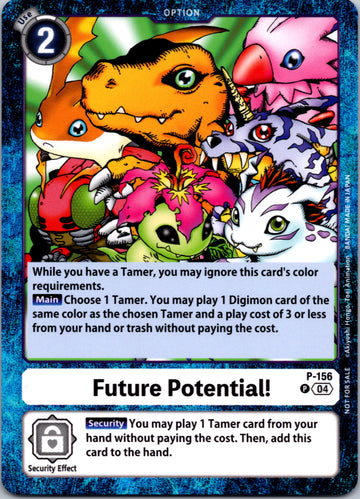 Future Potential! (Store Tournament 2024 Oct. - Dec. Participation Pack) [P-156 P] [Digimon Promotion Cards]
