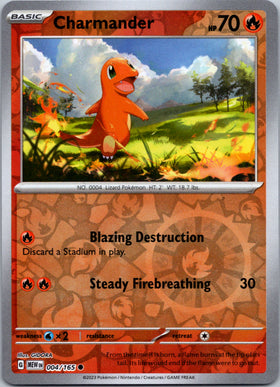 Charmander - 004/165 (Cosmos Holo) (Costco Exclusive) [004/165] [Scarlet & Violet 151] Holofoil