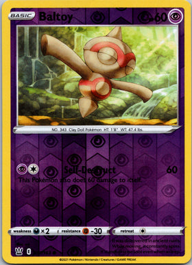 Baltoy [057/163] [Battle Styles] Reverse Holofoil